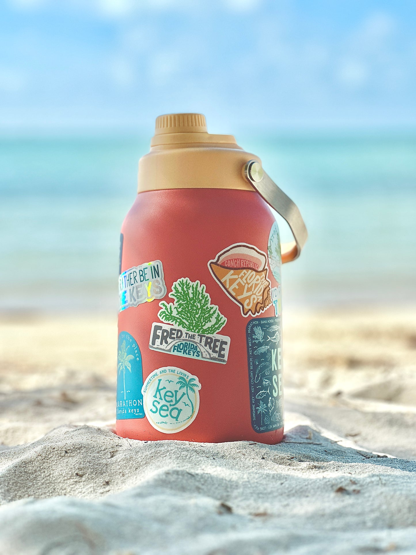 Summertime Keysea 2" Sticker