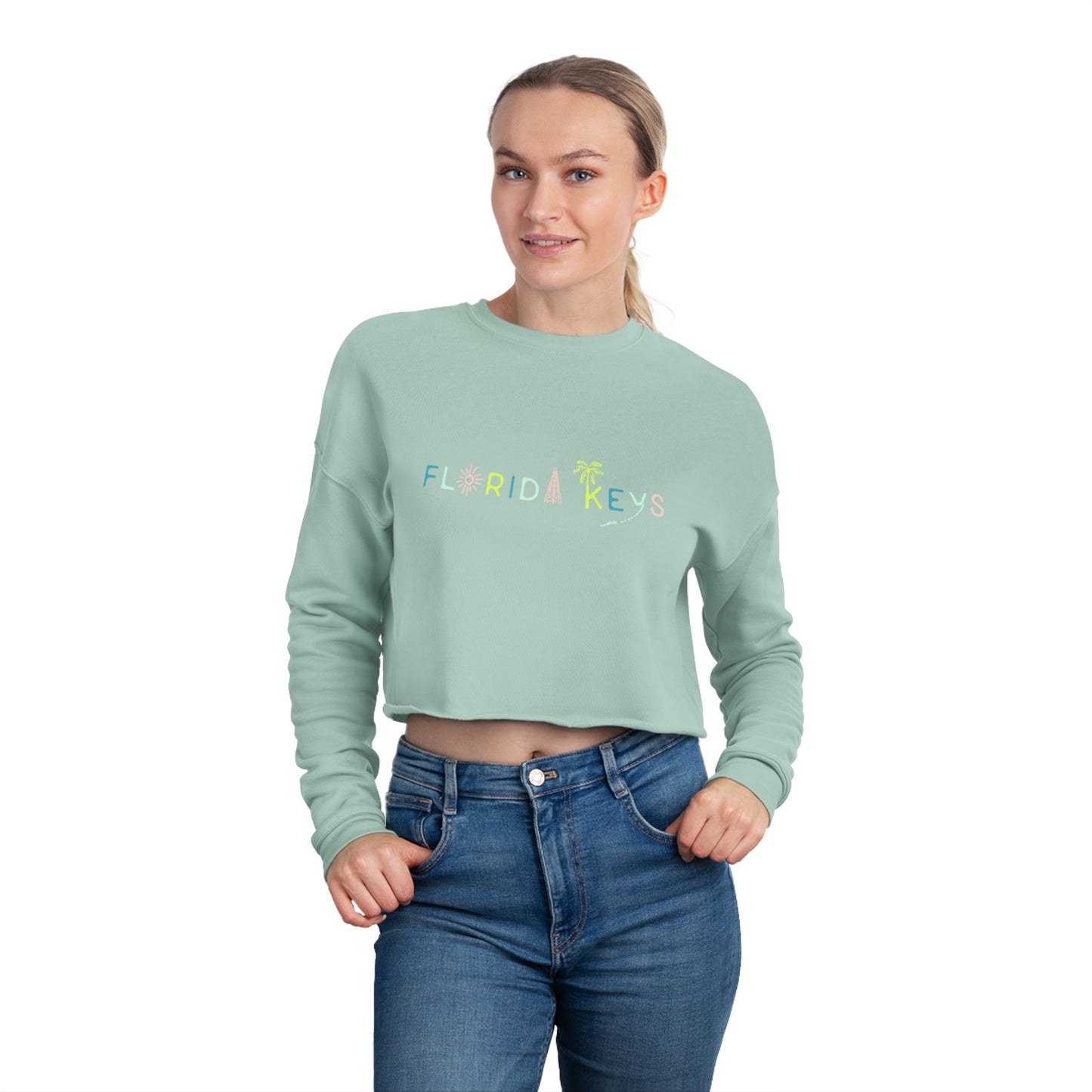Florida Keys Cropped Sweatshirt