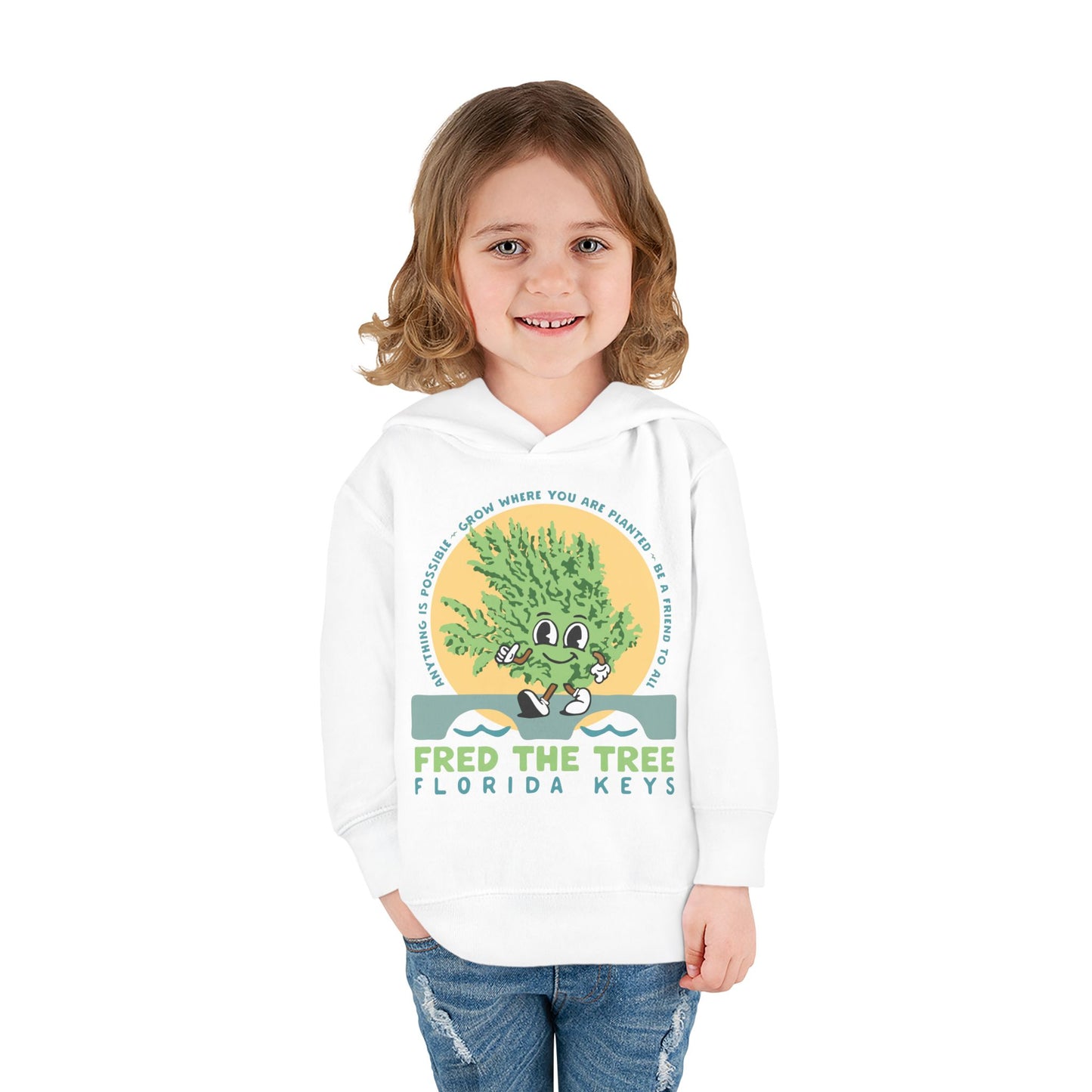 Fred the Tree Toddler Hooded Sweatshirt