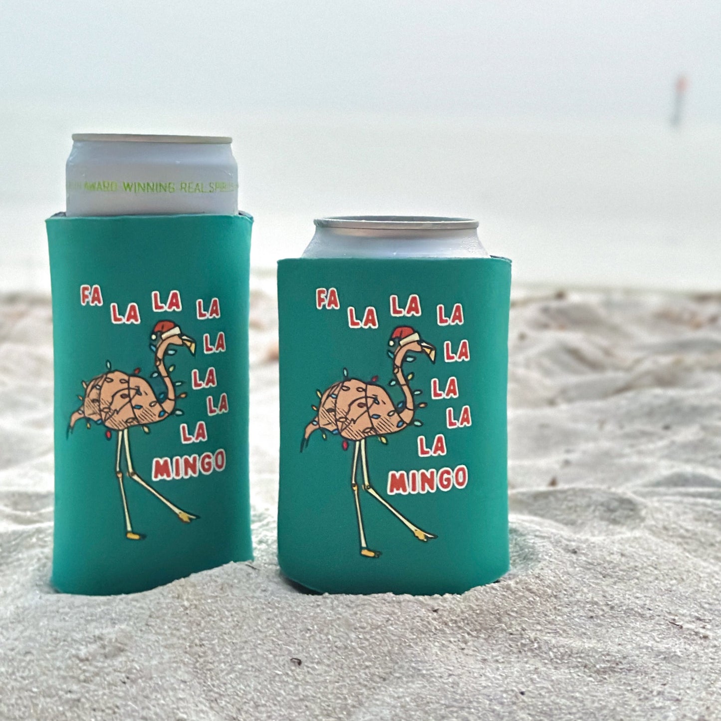 Christmas Koozie - Fa La La La Mingo!