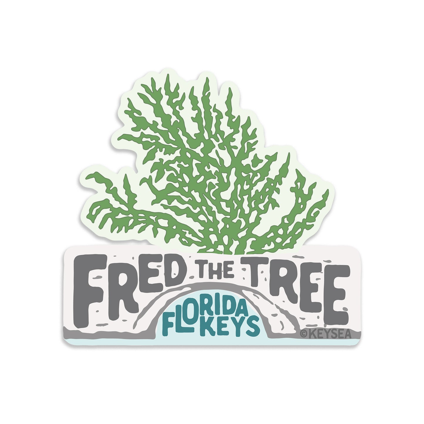 Fred the Tree Sticker