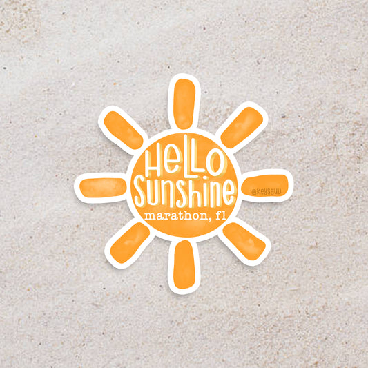 Hello Sunshine Sticker