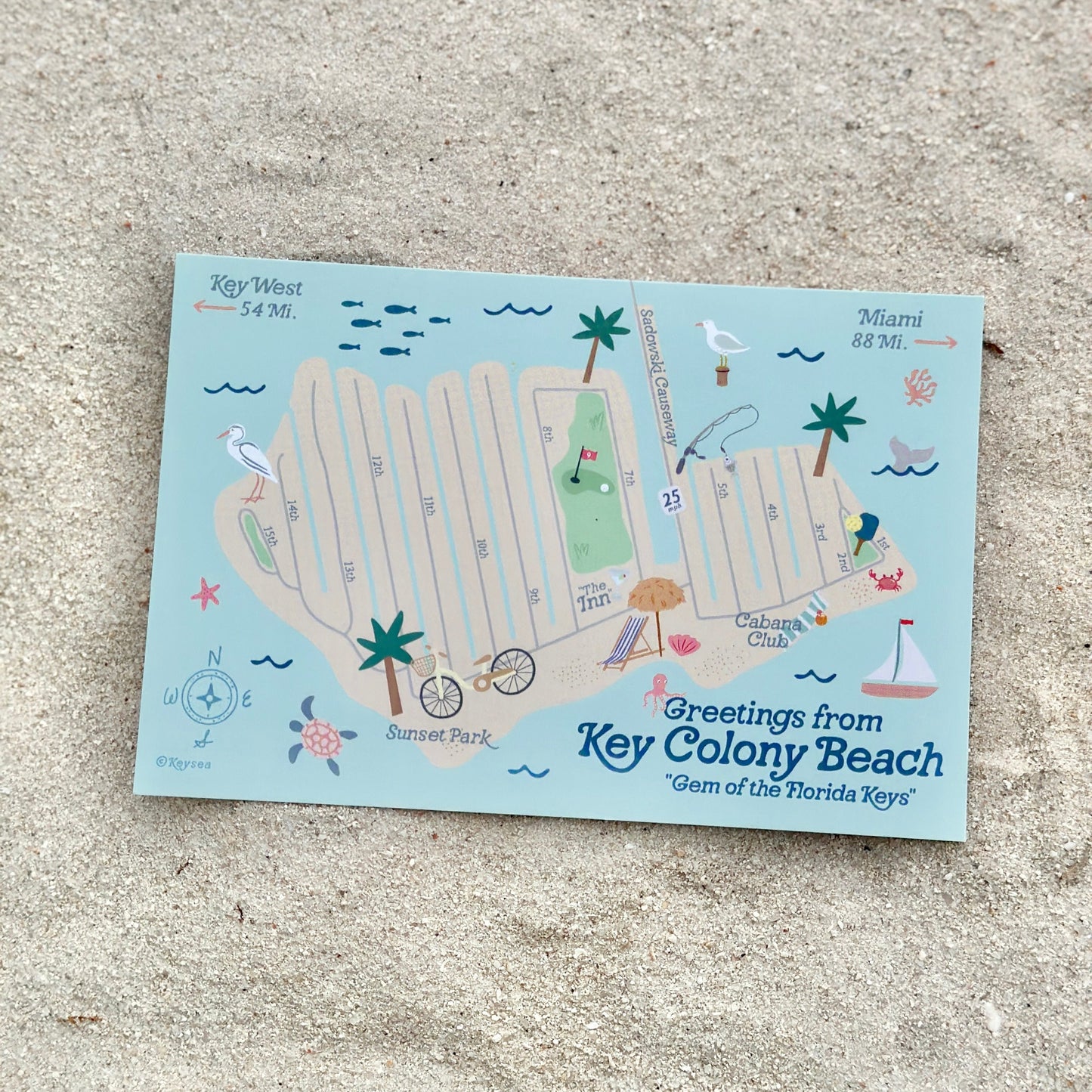 Greetings from Key Colony Beach Postcard