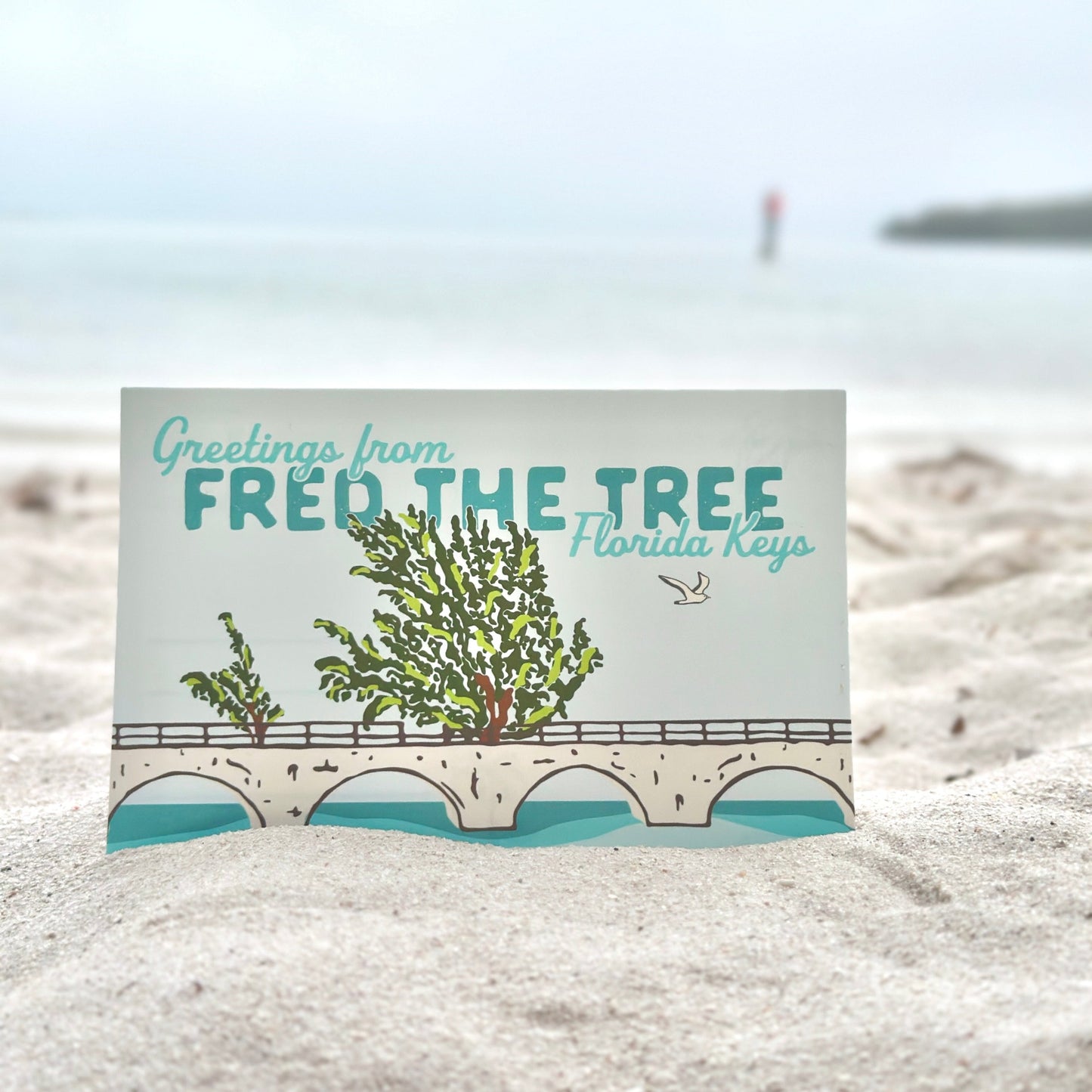 Greetings from Fred the Tree Postcard