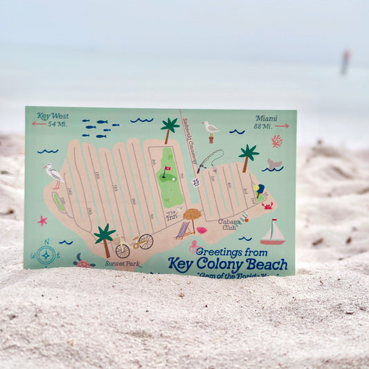 Greetings from Key Colony Beach Postcard