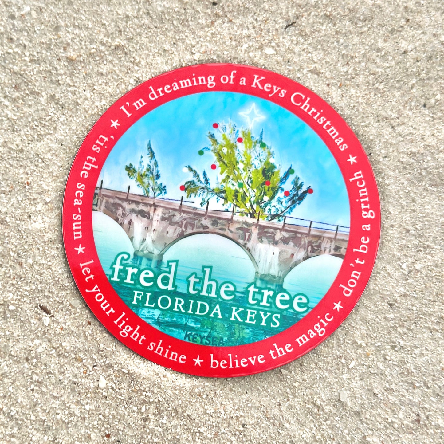 Christmas Magnet - Fred the Tree