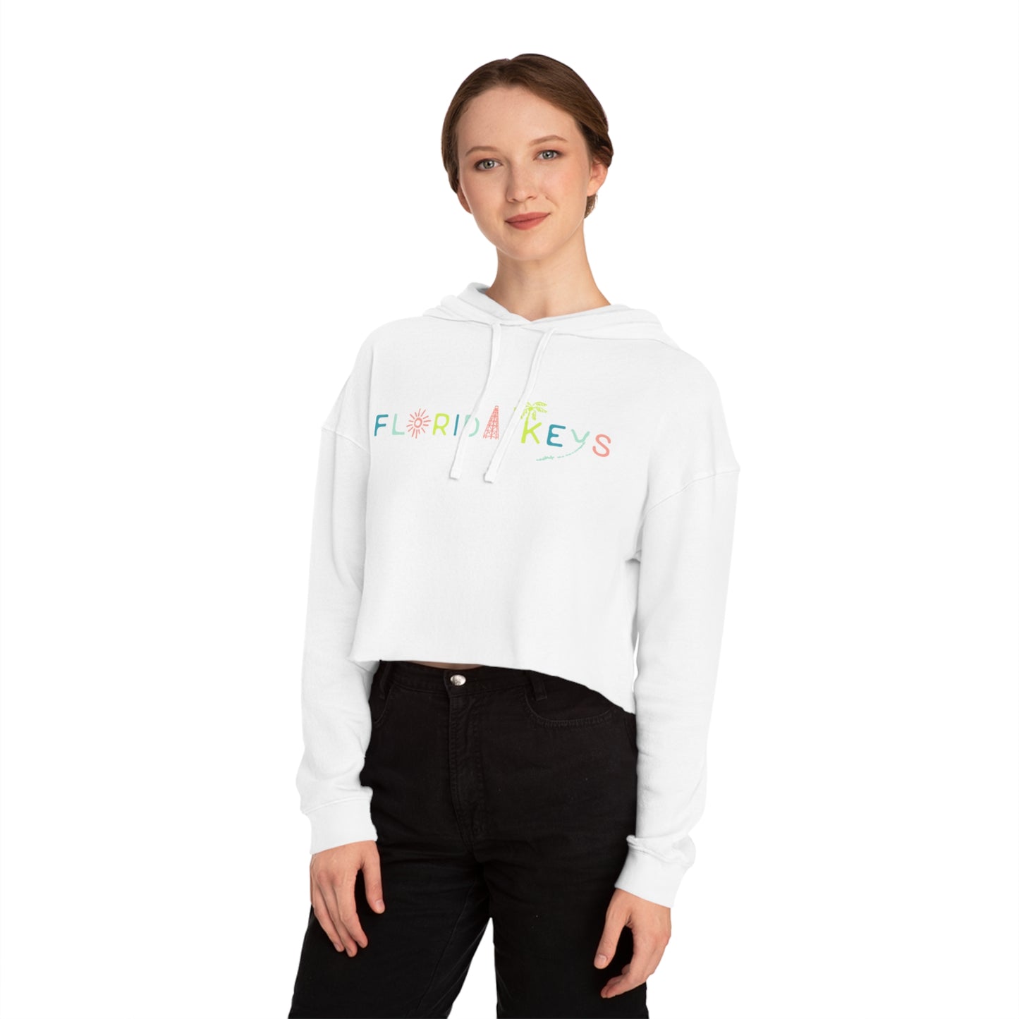 Florida Keys Cropped Hoodie